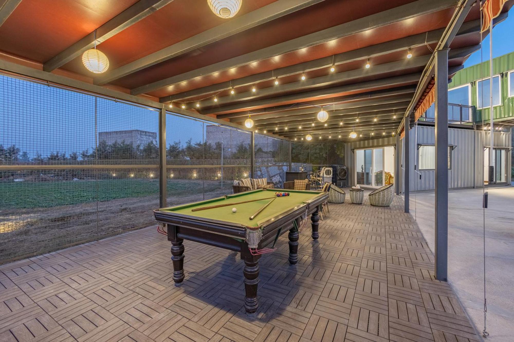 Elivaas Hidden Oasis 4Bhk With Pool, Mud House & Container House Villa Dhauj Luaran gambar